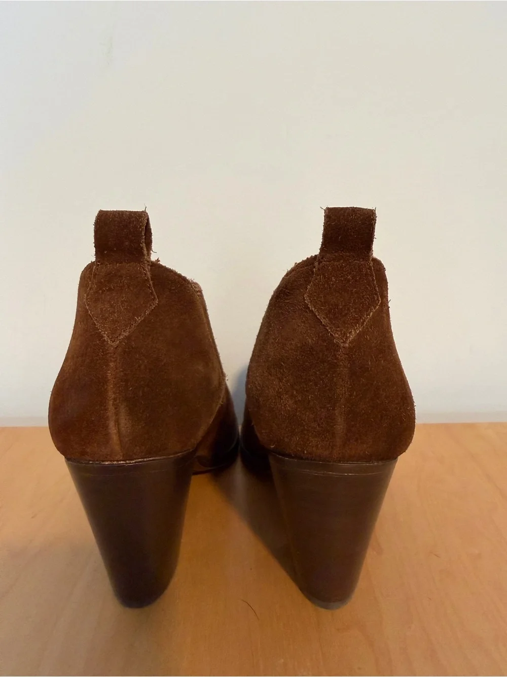 Frye Brown Suede Ankle Booties